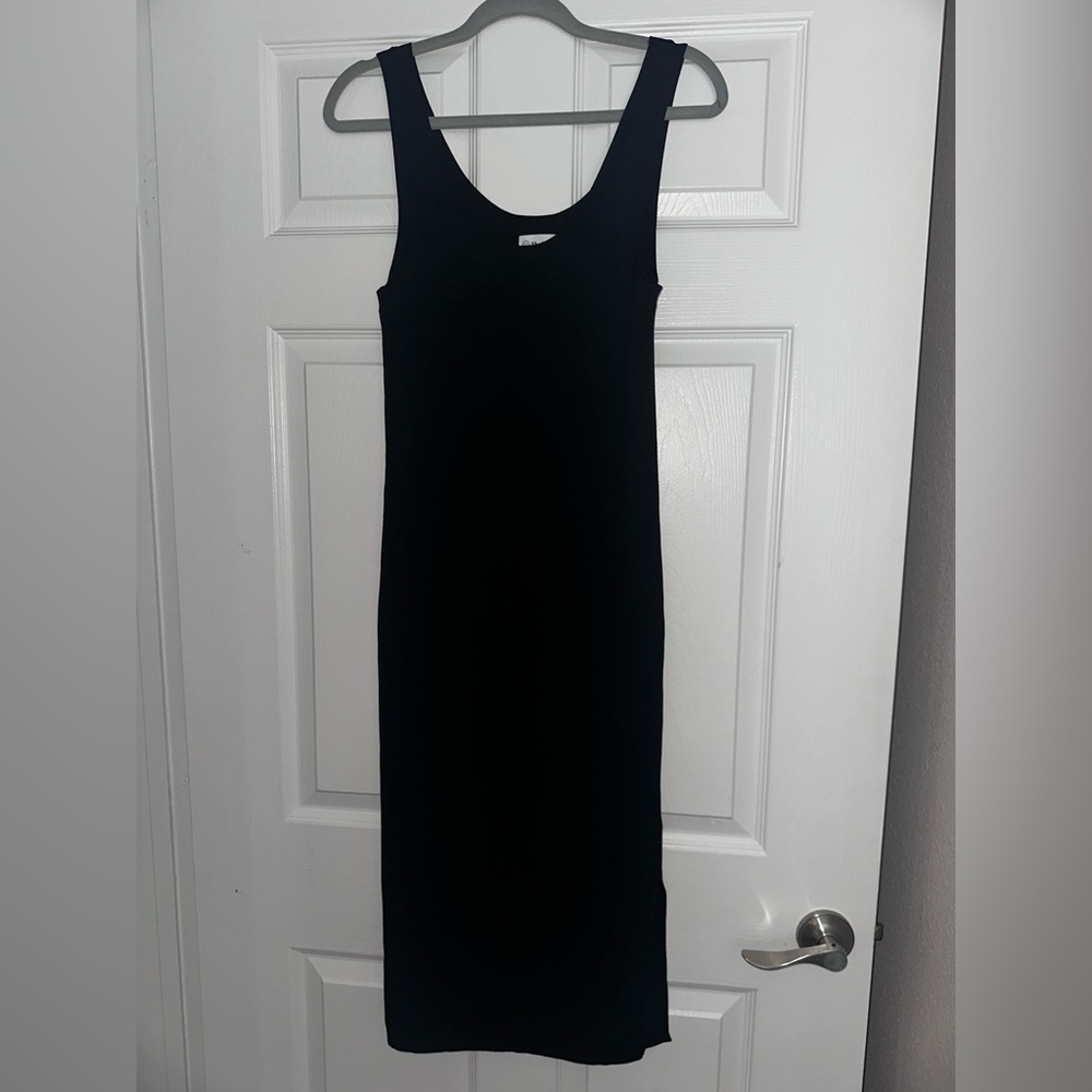 Chic Black Midi Dress